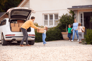 Family of 5 moving into a new home