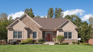 Small single-family home exterior